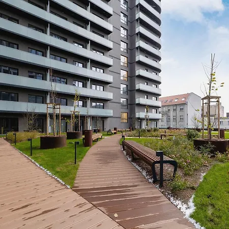 Appartement Zabrska Modern Next To Spodek With Ac & Parking By Renters Katowice